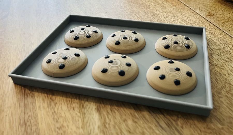 Toy Cookies & Baking Sheet — Pretend Play Kitchen Set