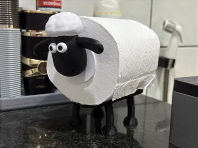 Shaun the Sheep Toilet Paper Holder